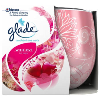 Glade Scented Candle Air Freshener With Love 120g PM £2.99 
