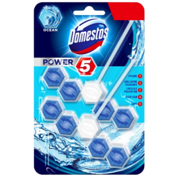 Domestos Power 5 Toilet Rim Block Ocean PM £1.75 