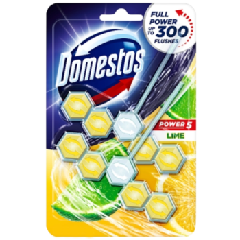 Domestos Power 5 Toilet Rim Block Lime PM £1.75 