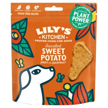 Lily's Kitchen Succulent Sweet Potato & Jackfruit Jerky Dog Treats 70g