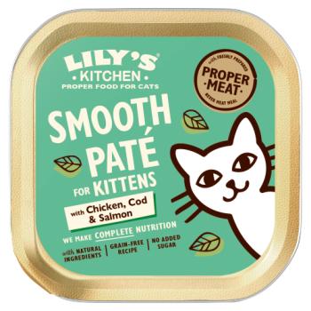 Lily Kitchen Smooth Pate for Kittens with Chicken, Cod & Salmon 85g