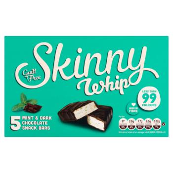 Skinny Whip Mint & Dark Chocolate Snack Bars 5 x 25g