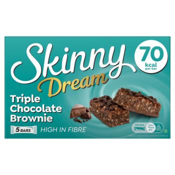 Skinny Dream Triple Chocolate Brownie 5 x 19g