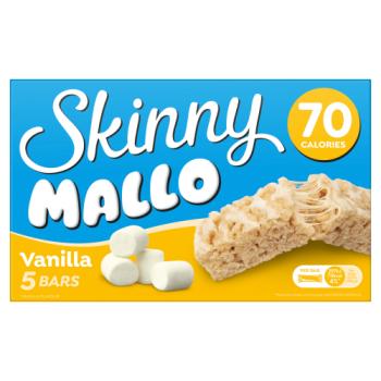 Skinny Mallo Vanilla Flavour Bars 5 x 18g