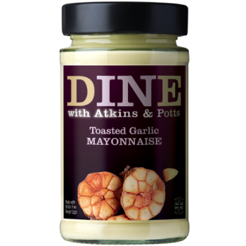 Dine with Atkins & Potts Toasted Garlic Mayonnaise 175g