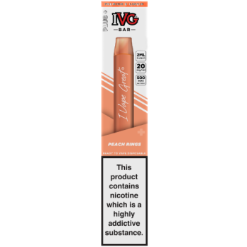IVG Bar Disposable Vape Peach Rings 20mg