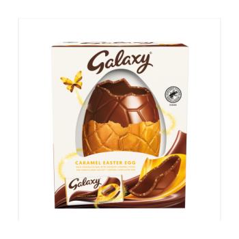 Galaxy Milk Chocolate Caramel Giant Easter Egg 515g