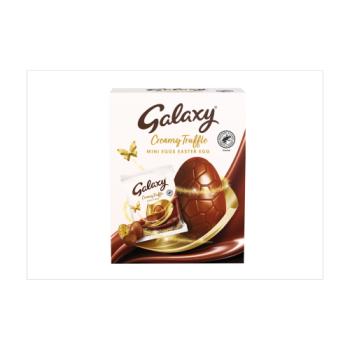 Galaxy Milk Chocolate Creamy Truffle Minis Extra Large Easter Egg 252g