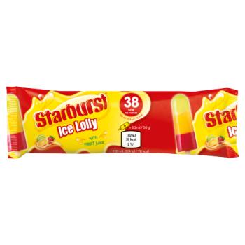 Starburst Fruit Ice Lollies 50g