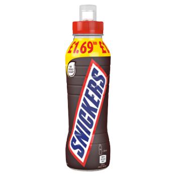 Snickers Chocolate, Caramel and Peanut Flavoured Milk Drink 350ml