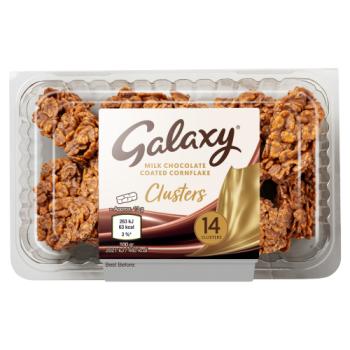 Galaxy 14 Clusters Milk Chocolate Coated Cornflake