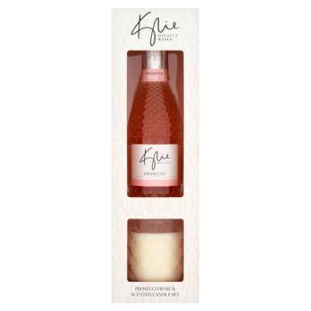 Kylie Minogue Prosecco Rose & Scented Candle Set