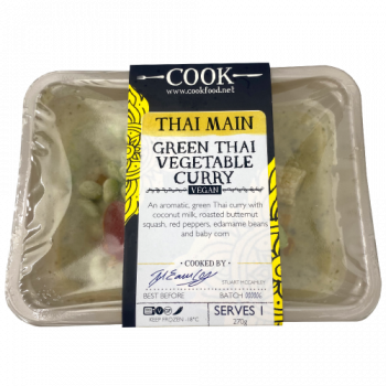 Cook Thai Main Green Thai Vegetable Curry Vegan Serves 1 270g 