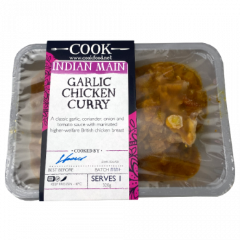 Cook Indian Main Garlic Chicken Curry Serves 1 320g 