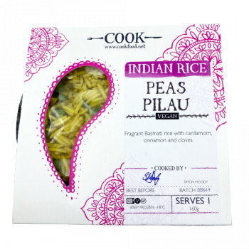 Cook Indian Rice Peas Pilau Serves 1 160g 