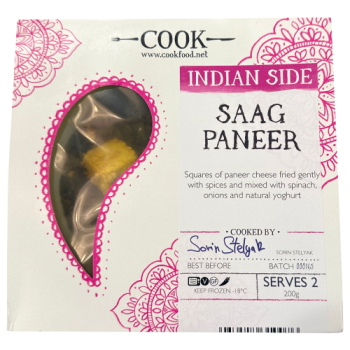 Cook Indian Side Saag Paneer Serves 2 200g 