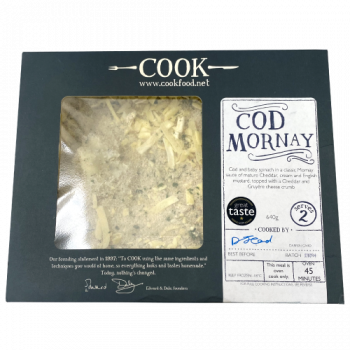 Cook Cod Mornay Serves 2 640g 