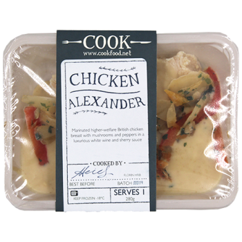 Cook Chicken Alexander Serves 1 280g 