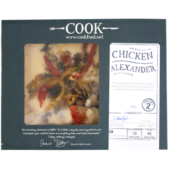 Cook Chicken Alexander Serves 2 560g 