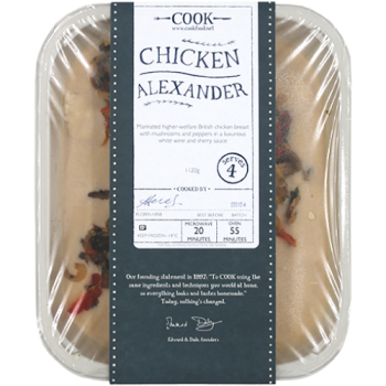 Cook Chicken Alexander Serves 4 1120g 