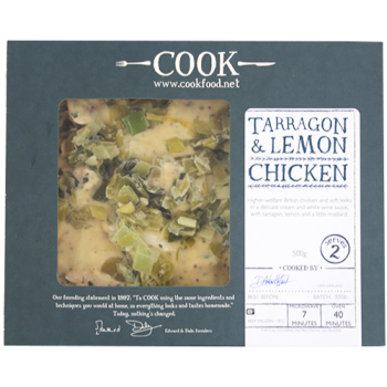 Cook Tarragon & Lemon Chicken Serves 2 500g