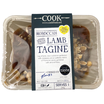 Cook Moroccan Spiced Lamb Tagine Serves 1 290g 