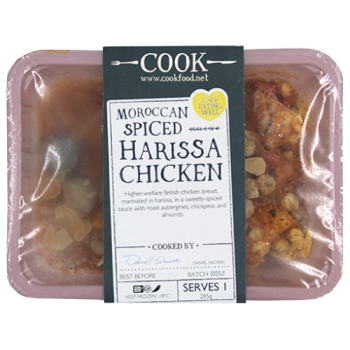 Cook Moroccan Spiced Harissa Chicken Serves 1 295g 