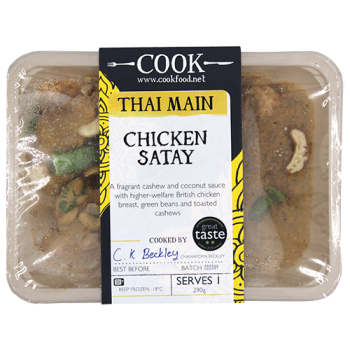 Cook Thai Main Chicken Satay Serves 1 290g 