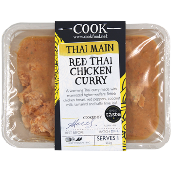 Cook Thai Main Red Thai Chicken Curry Serves 1 250g 