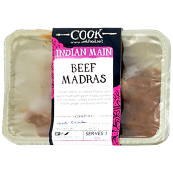 Cook Indian Main Beef Madras Serves 1 300g 