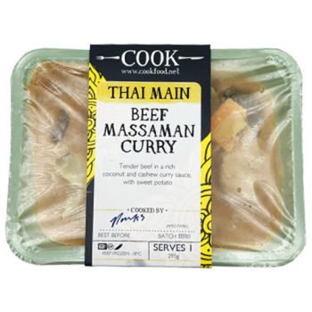 Cook Thai Main Beef Massaman Curry Serves 1 295g 