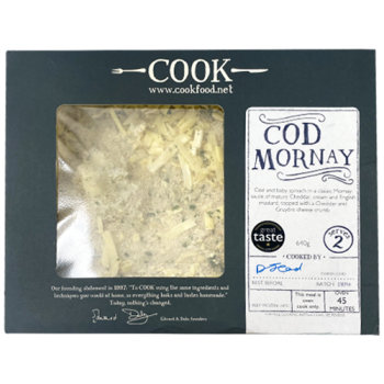 Cook Cod Mornay Serves 2 640g 