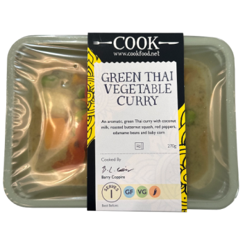 Cook Green Thai Vegetable Curry Serves 1 270g 