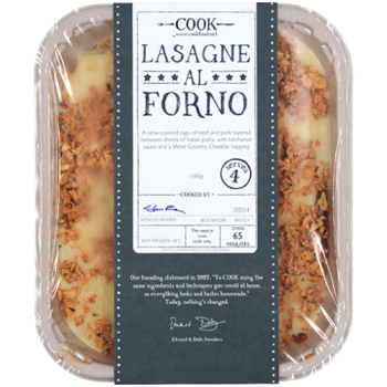 Cook Lasagne Al Forno Serves 4 1480g 