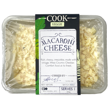 Cook Veggie Macaroni Cheese Serves 1 350g 