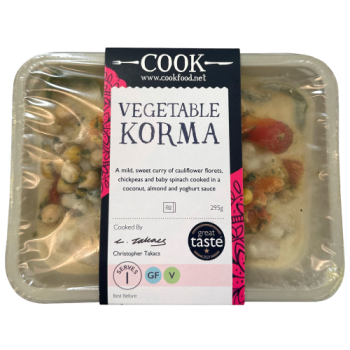 Cook Vegetable Korma Serves 1 295g 