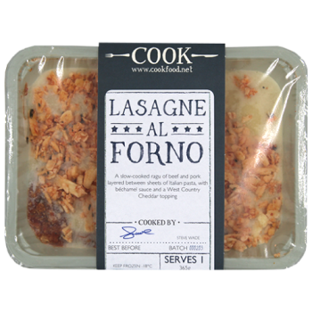 Cook Lasagne Al Forno Serves 1 365g 
