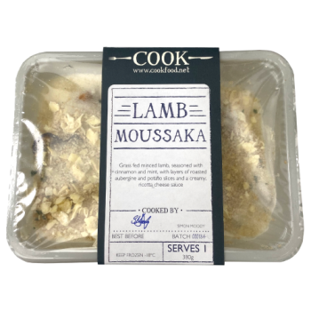 Cook Lamb Moussaka Serves 1 380g 