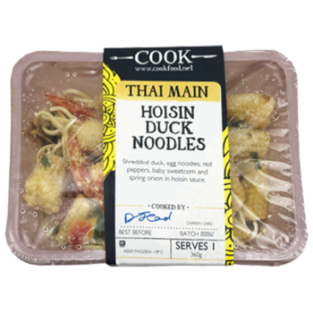 Cook Thai Main Hoisin Duck Noodles Serves 1 360g 