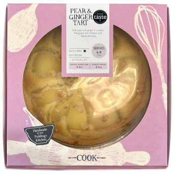 Cook Pear & Ginger Tart Serves 6-8 550g 