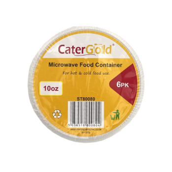 Catergold 10oz Microwave Food Container 6pk 