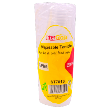 Cater Gold Disposable Tumblers 20pk 