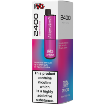 IVG 2400 Disposable Vape Watermelon Ice 