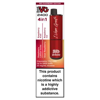 IVG 2400 4 in 1 Red Raspberry Edition