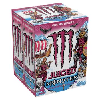 Monster Viking Berry Energy Juice 4 x 500ml