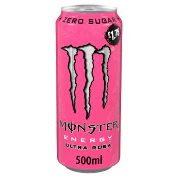 Monster Energy Drink Ultra Rosa 500ml PM £1.75 Can