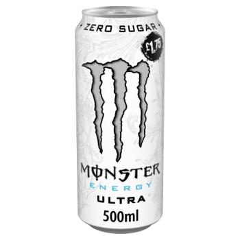 Monster Energy Drink Ultra 500ml PM £1.75 Can