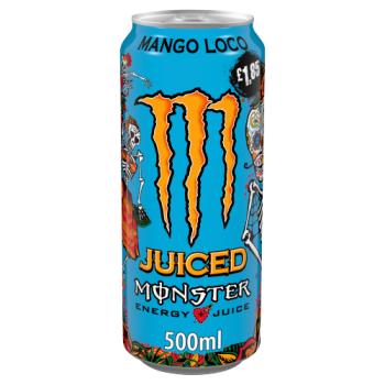 Monster Energy Drink Mango Loco 500ml PM £1.85 Can