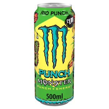 Monster Energy Drink Rio Punch 500ml PM £1.85 Can