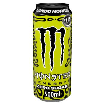 Monster Energy Drink Lando Norris Zero Sugar 500ml PM £1.75 Can